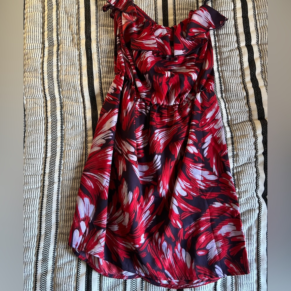 Strapless Multicolored Dress